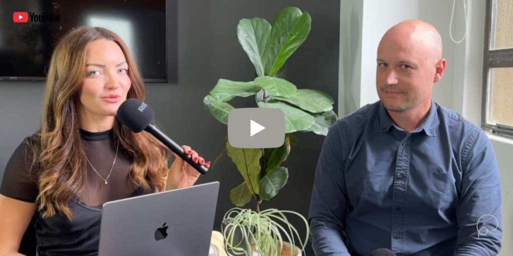 Christine and Mike Westbury discussing B2B sales and marketing strategy”