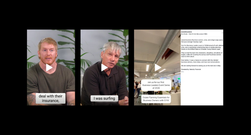 Built From Scratch: How Caveo Established a Credible, Distinct Brand Presence in the NZ Insurance Market
Caveo | Social Media Execution System